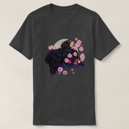 Fledgling met appelbloesems t-shirt (Design voorkant)