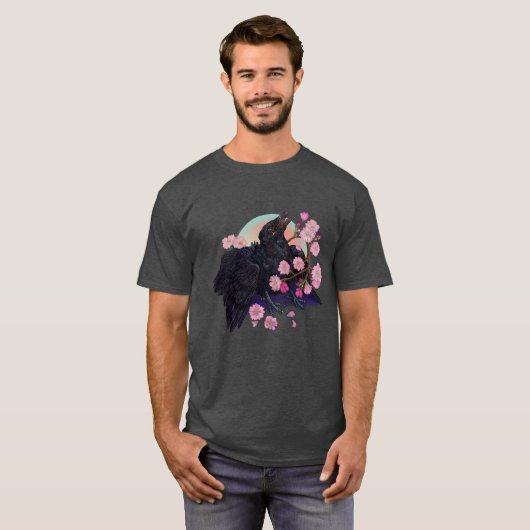 Fledgling met appelbloesems t-shirt (Voorkant volledig)