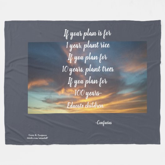 Fleece Blanket (Voorkant (Horizontaal))