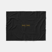 Fleece Blanket (Voorkant (Horizontaal))