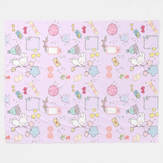 Fleece Blanket, 60"x80" Deken (Voorkant (Horizontaal))