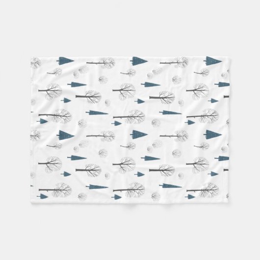 Fleece Blanket 76,2cmx101,6cm - Christmas Pattern (Voorkant (Horizontaal))