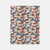 Fleece Blanket 76,2cmx101,6cm - Christmas Pattern (Voorkant)