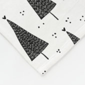 Fleece Blanket 76,2cmx101,6cm - Christmas Pattern Deken (Hoek)