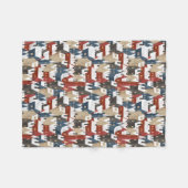 Fleece Blanket 76,2cmx101,6cm - Christmas Pattern Deken (Voorkant (Horizontaal))