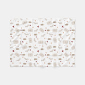 Fleece Blanket 76,2cmx101,6cm - Christmas Pattern Deken (Voorkant (Horizontaal))