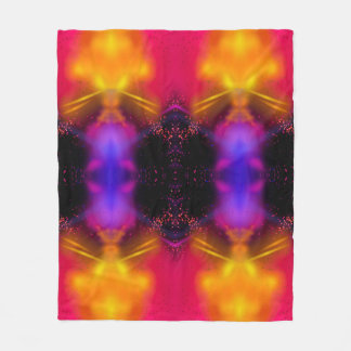 Fleece Blanket Abstract Style  Deken