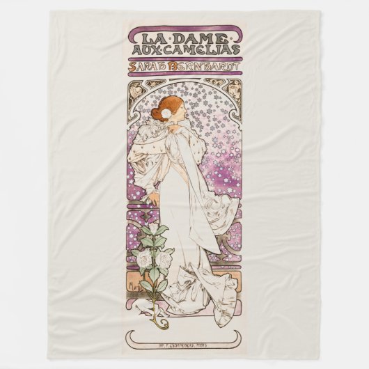 FLEECE BLANKET : ALPHONSE MARIA MUCHA (Voorkant)