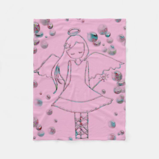 Fleece Blanket/Angel Deken (Voorkant)
