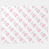 Fleece Blanket/Baby Girl (Voorkant (Horizontaal))