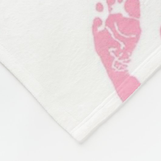 Fleece Blanket/Baby Girl Deken (Hoek)