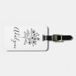 Fleece Blanket Bagagelabel