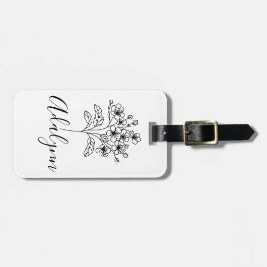 Fleece Blanket Bagagelabel (Voorkant horizontaal)