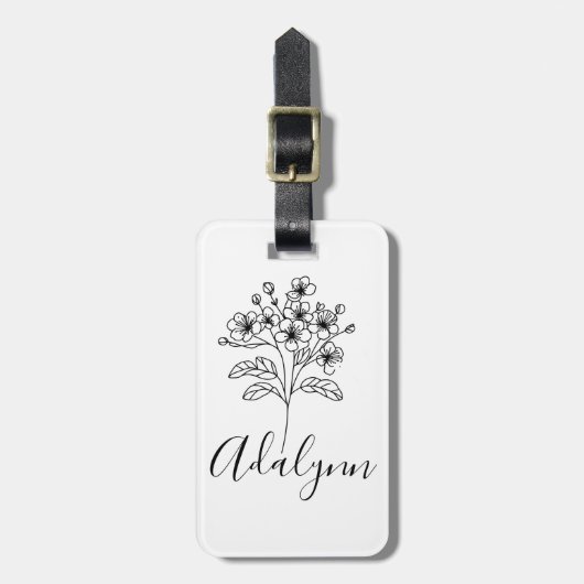 Fleece Blanket Bagagelabel (Voorkant verticaal)