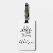 Fleece Blanket Bagagelabel (Achterkant verticaal)