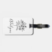 Fleece Blanket Bagagelabel (Achterkant horizontaal)