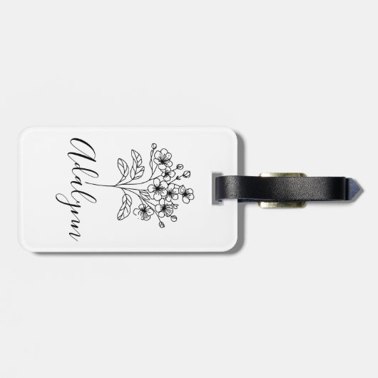 Fleece Blanket Bagagelabel (Achterkant horizontaal)