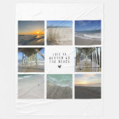 Fleece Blanket-Beach (Voorkant)