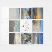 Fleece Blanket-Beach Deken (Voorkant (Horizontaal))