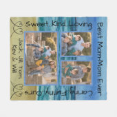 Fleece Blanket "Beach Please" Photo Blanket (Voorkant (Horizontaal))