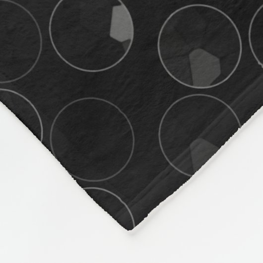 Fleece Blanket Black Crystal Bling Straat (Hoek)