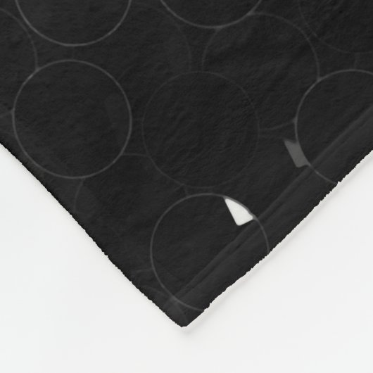 Fleece Blanket Black Crystal Bling Straat (Hoek)