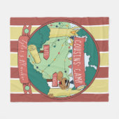 Fleece Blanket Camp Beer personaliseren Deken (Voorkant (Horizontaal))