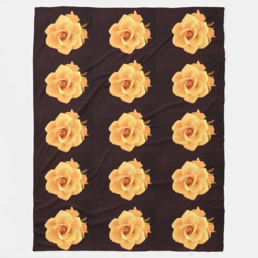 Fleece Blanket Capodimonte Roos Deken (Voorkant)