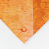 Fleece Blanket Chic Elegant Copper Toned Art Deken (Hoek)
