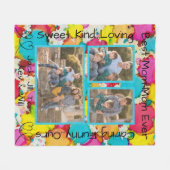 Fleece Blanket "Colorful Confetti" Photo Blanket Deken (Voorkant (Horizontaal))