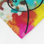 Fleece Blanket "Colorful Confetti" Photo Blanket Deken (Hoek)