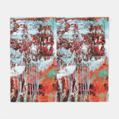Fleece Blanket – Corrosion Pulse (Voorkant (Horizontaal))