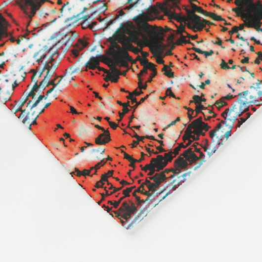 Fleece Blanket – Corrosion Pulse Deken (Hoek)