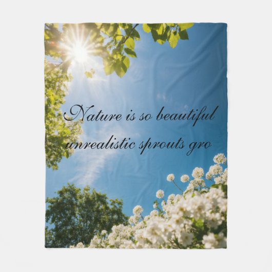 Fleece Blanket Deken (Voorkant)