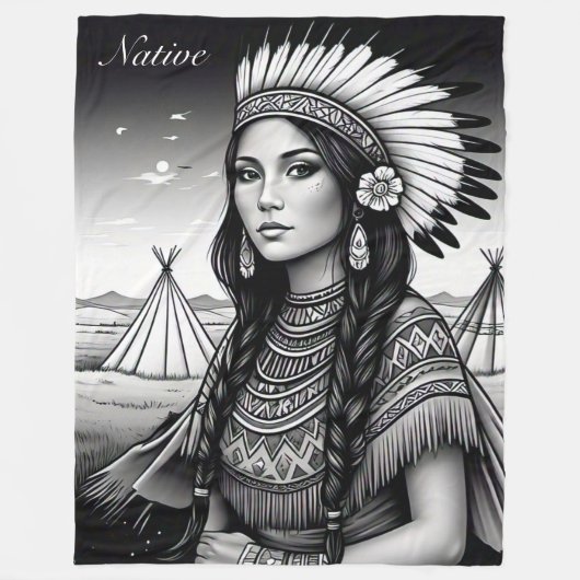 Fleece Blanket Deken (Voorkant)