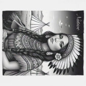 Fleece Blanket Deken (Voorkant (Horizontaal))