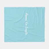 Fleece Blanket Deken (Voorkant (Horizontaal))