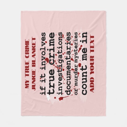 Fleece Blanket Deken (Voorkant)