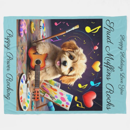 Fleece Blanket Deken (Voorkant (Horizontaal))