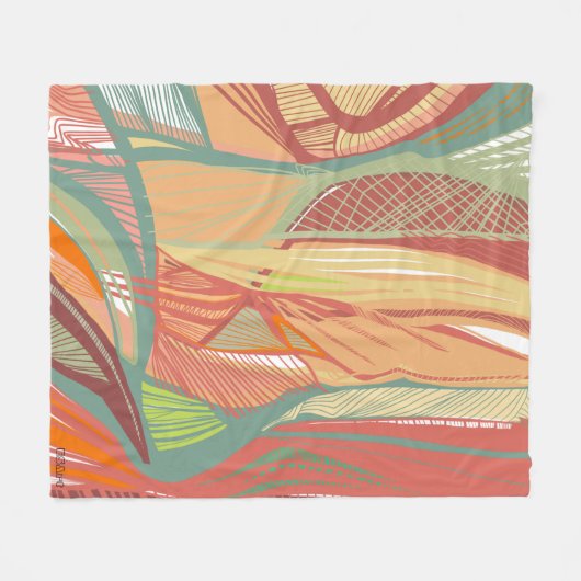 Fleece Blanket Deken (Voorkant (Horizontaal))