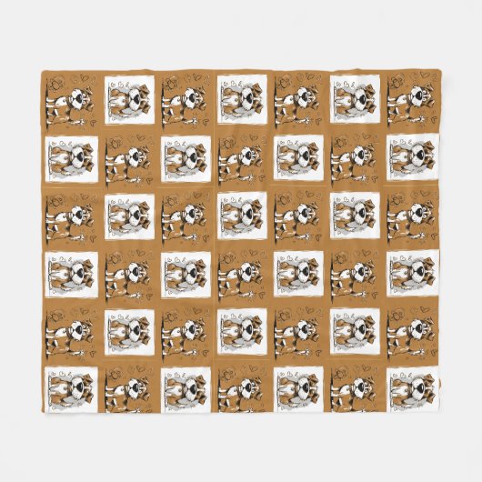 Fleece Blanket Deken (Voorkant (Horizontaal))