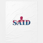 Fleece Blanket Deken (Voorkant)
