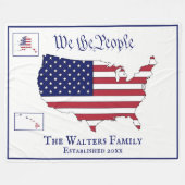 Fleece Blanket Deken (Voorkant (Horizontaal))