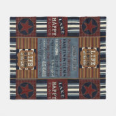 FLEECE BLANKET DEKEN (Voorkant (Horizontaal))