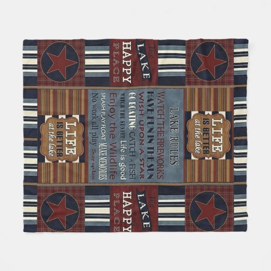 FLEECE BLANKET DEKEN (Voorkant (Horizontaal))