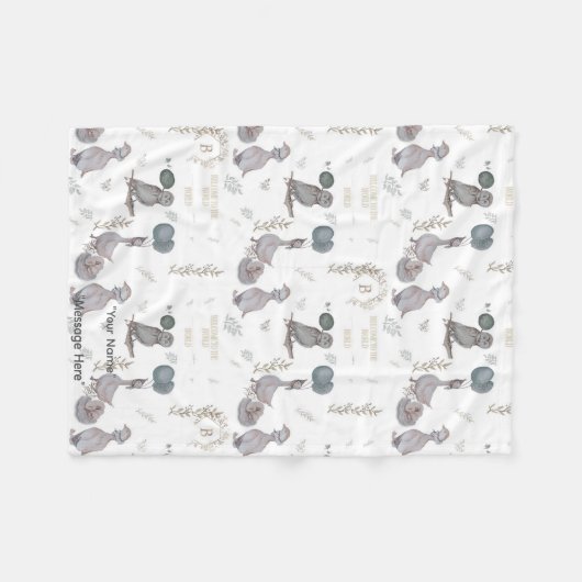 Fleece Blanket Deken (Voorkant (Horizontaal))