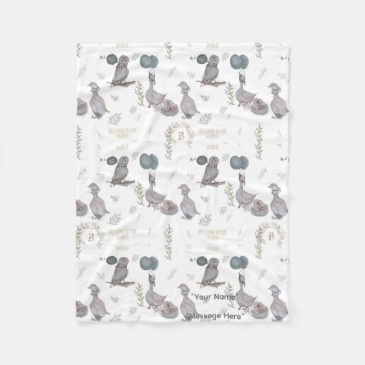 Fleece Blanket Deken (Voorkant)