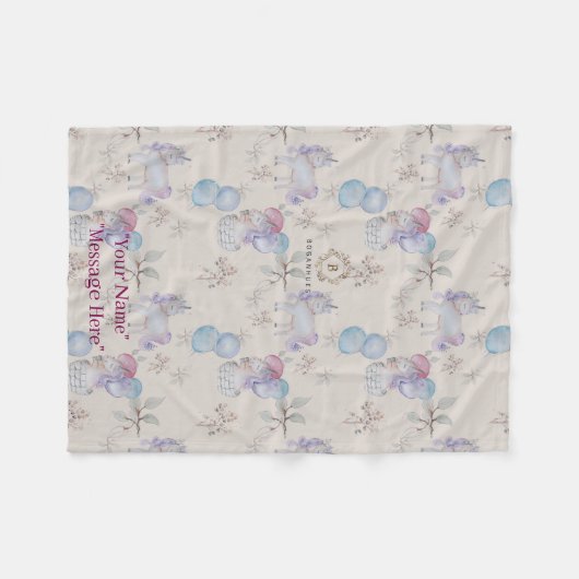 Fleece Blanket Deken (Voorkant (Horizontaal))