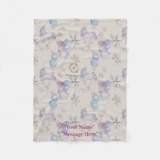 Fleece Blanket Deken (Voorkant)