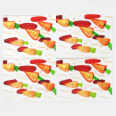 FLEECE BLANKET DEKEN (Voorkant (Horizontaal))